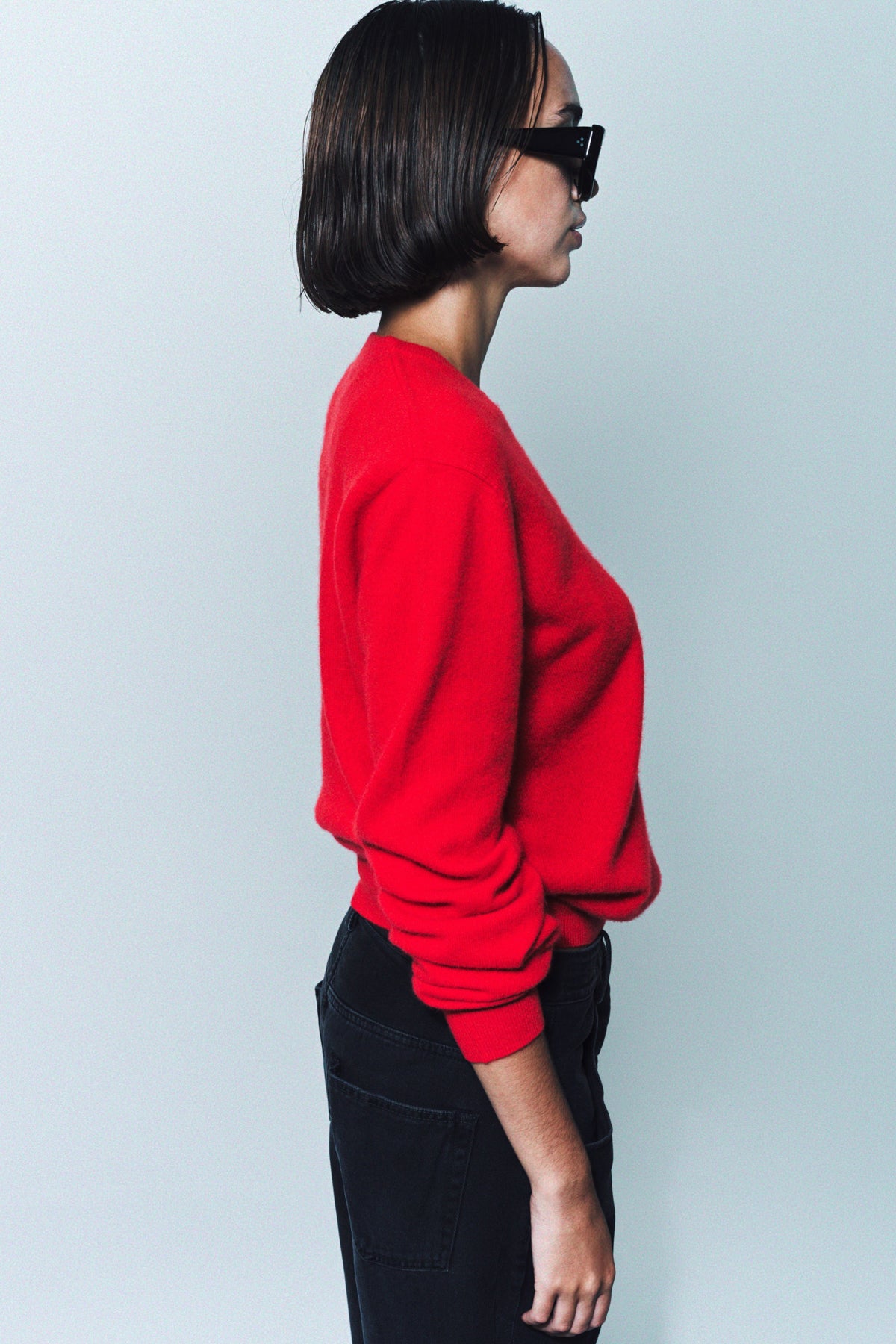 FRENCKENBERGER | MINI R-NECK SWEATER