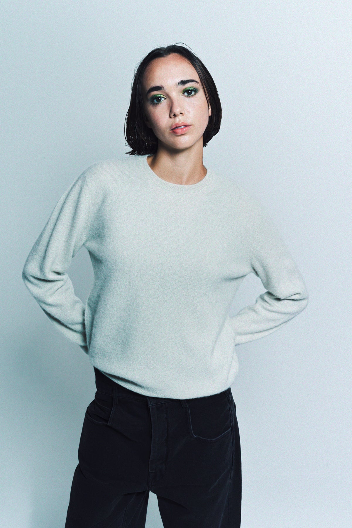 FRENCKENBERGER | MINI R-NECK SWEATER