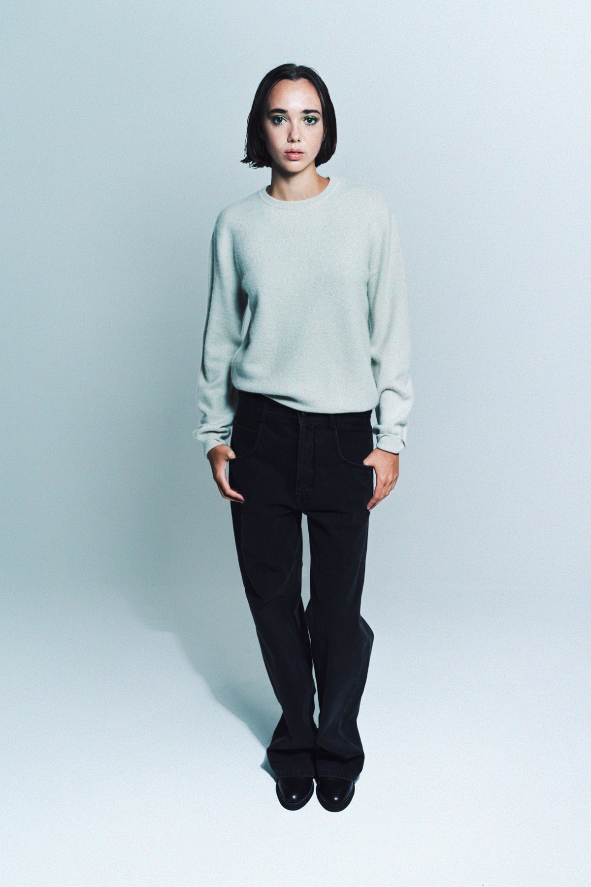 FRENCKENBERGER | MINI R-NECK SWEATER