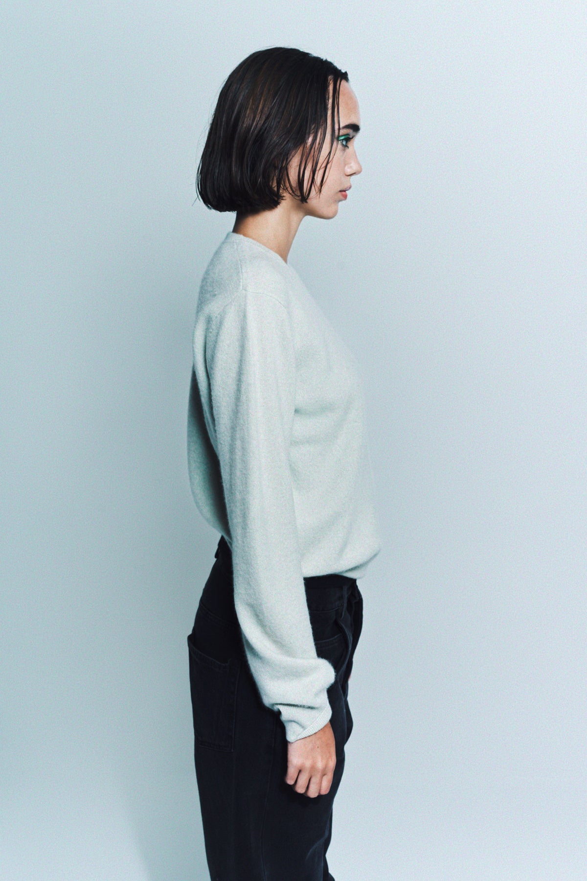 FRENCKENBERGER | MINI R-NECK SWEATER