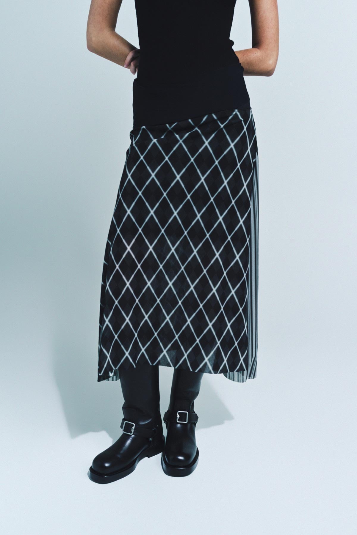 PAULA CANOVAS DEL VAS | POLO MESH SKIRT