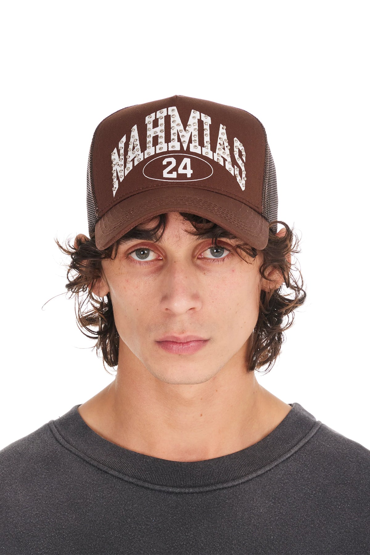 NAHMIAS | STUDDED MARQUEE TRUCKER HAT