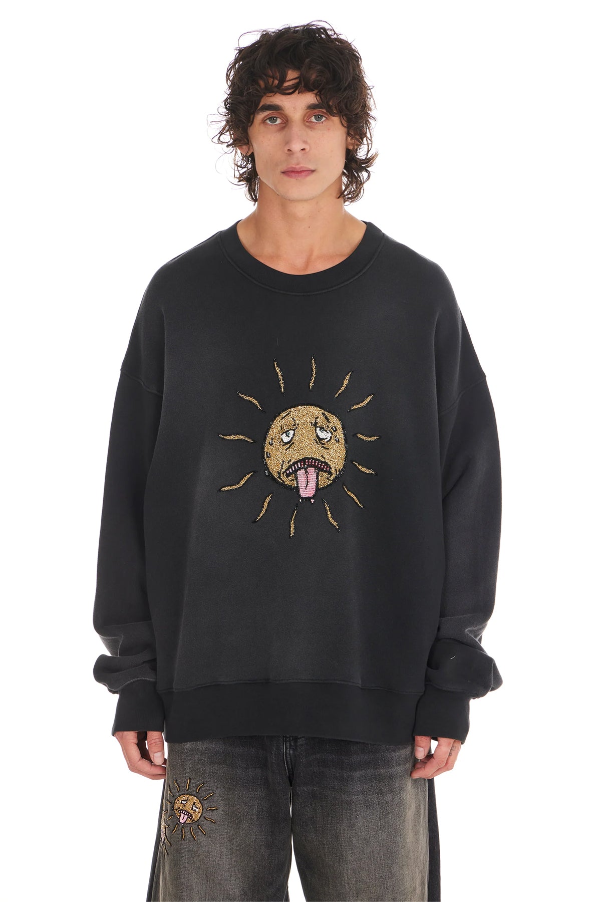 NAHMIAS | BEADED SUN CREWNECK