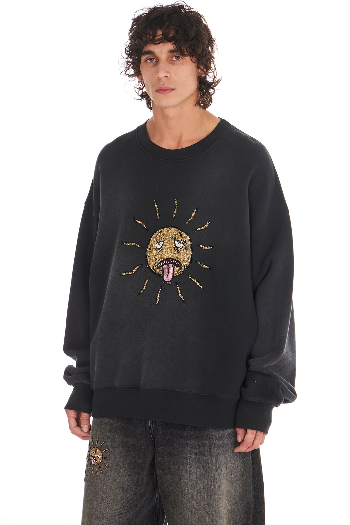 NAHMIAS | BEADED SUN CREWNECK