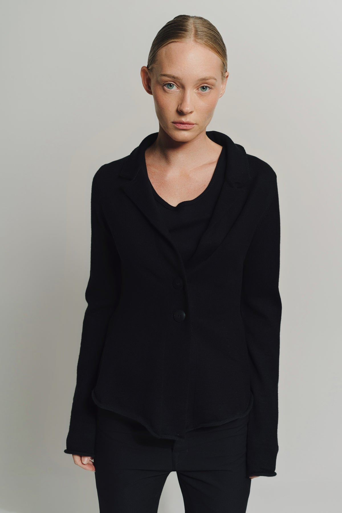 LARS ANDERSSON | PEPLUM CROPPED JACKET