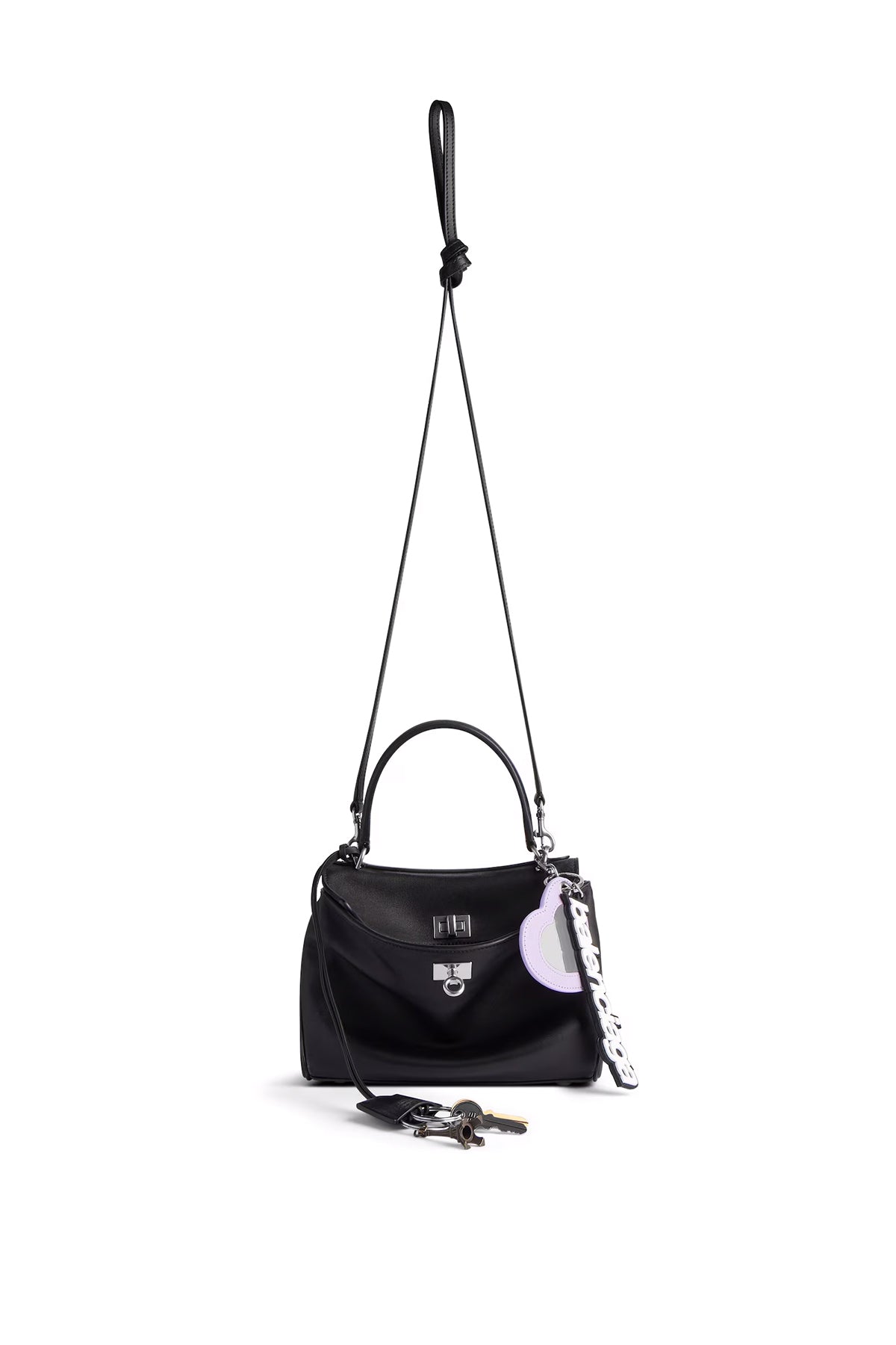 BALENCIAGA | MINI RODEO HANDBAG USED EFFECT WITH CHARMS - MAXFIELD LA