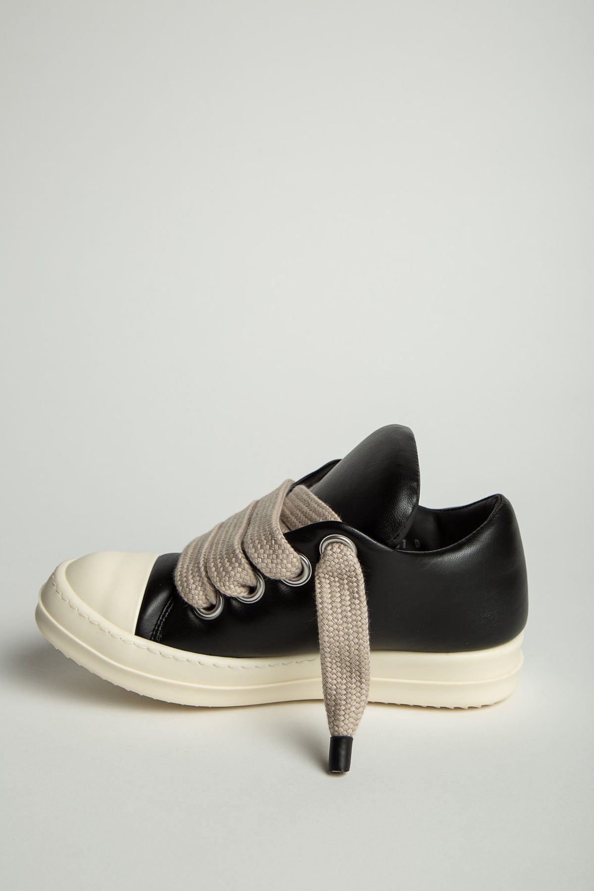 RICK OWENS | JUMBO LACED PADDED LOW SNEAKERS - MAXFIELD LA