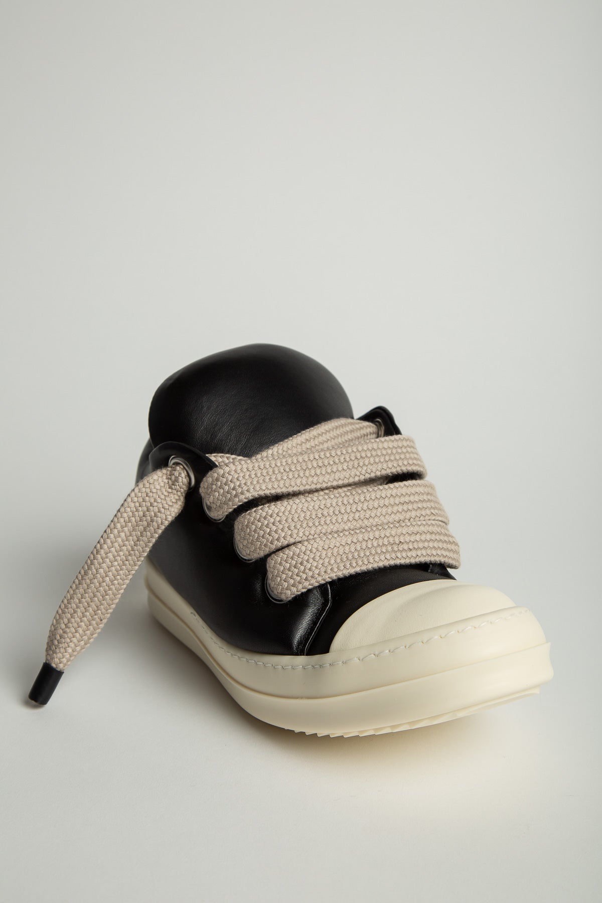 RICK OWENS | JUMBO LACED PADDED LOW SNEAKERS - MAXFIELD LA