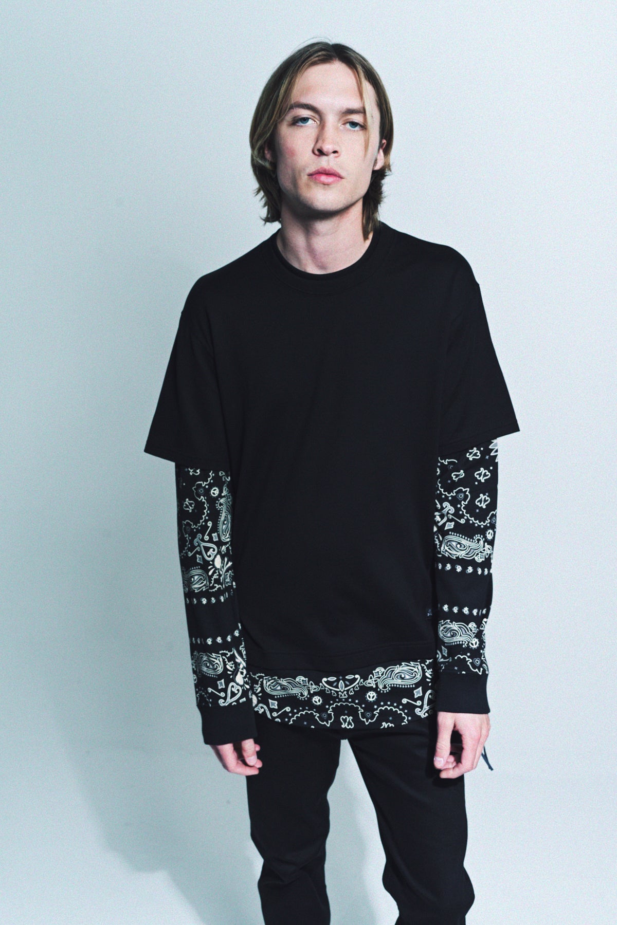 MASTERMIND | BANDANA LAYERED TEE