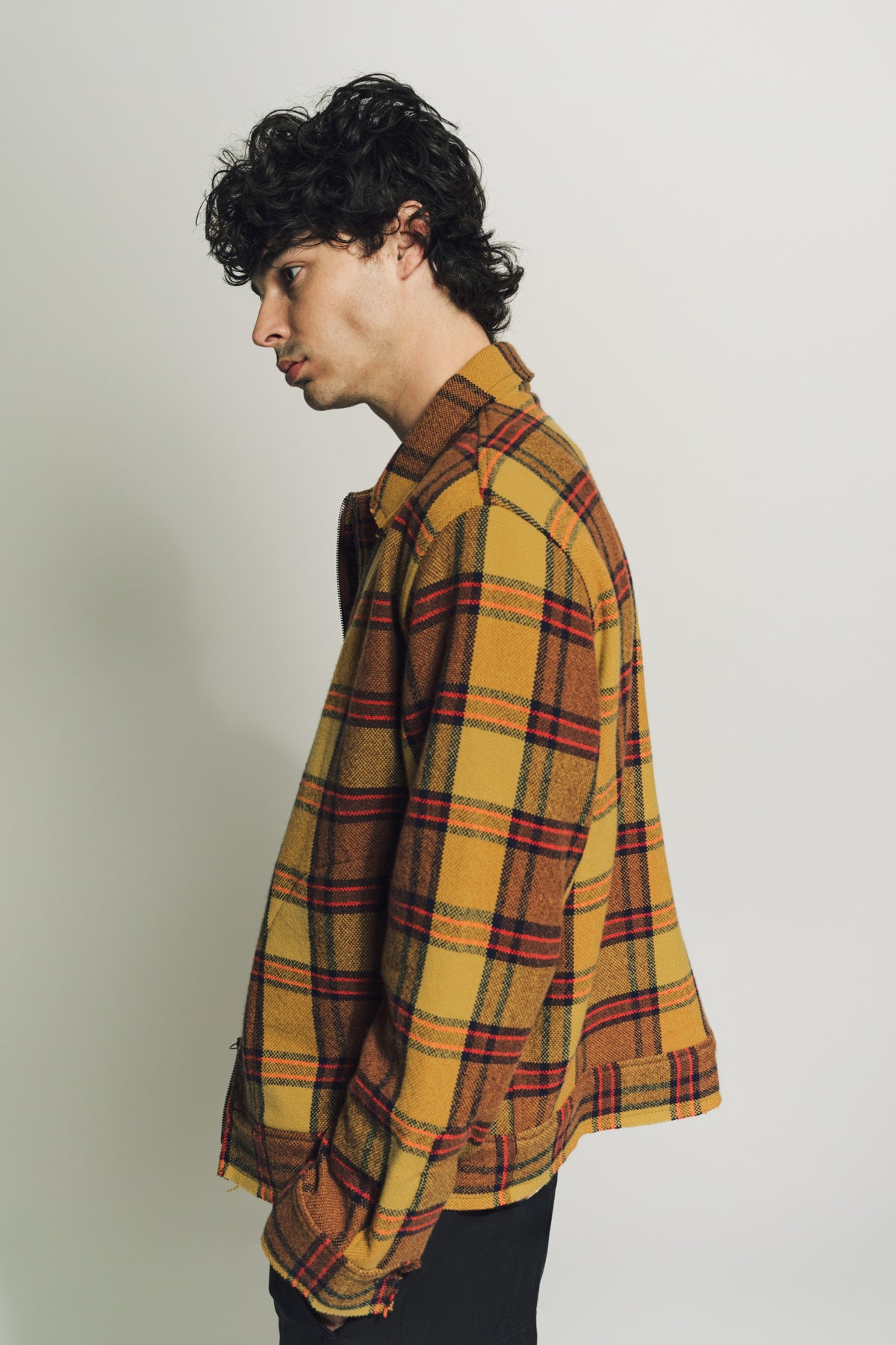 THE ELDER STATESMAN | SUNSHINE PLAID DECON JACKET - MAXFIELD LA