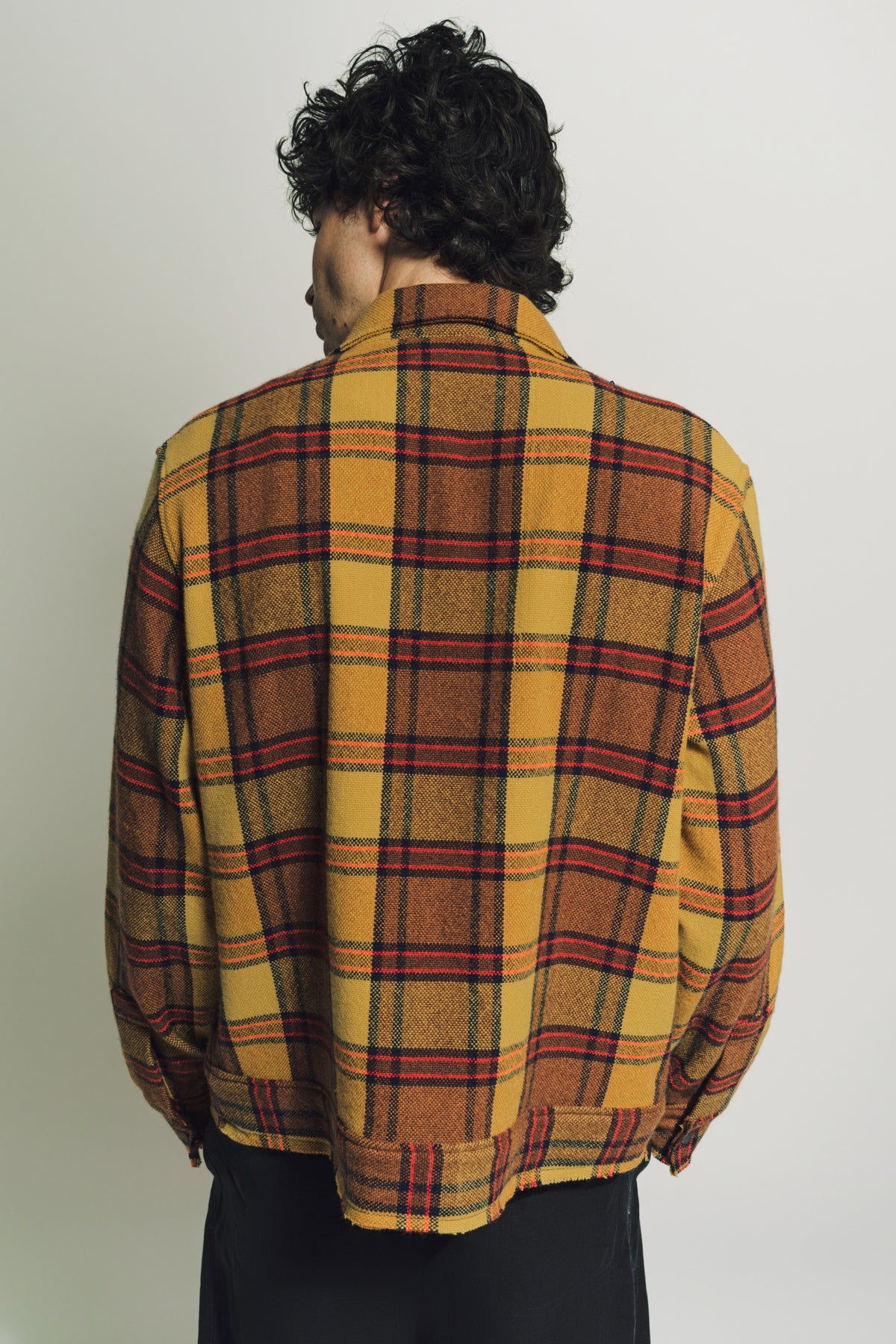 THE ELDER STATESMAN | SUNSHINE PLAID DECON JACKET - MAXFIELD LA