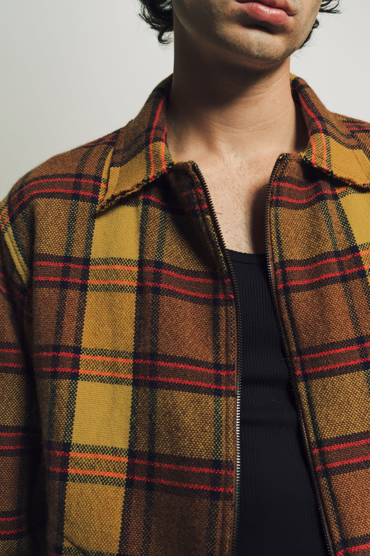 THE ELDER STATESMAN | SUNSHINE PLAID DECON JACKET - MAXFIELD LA