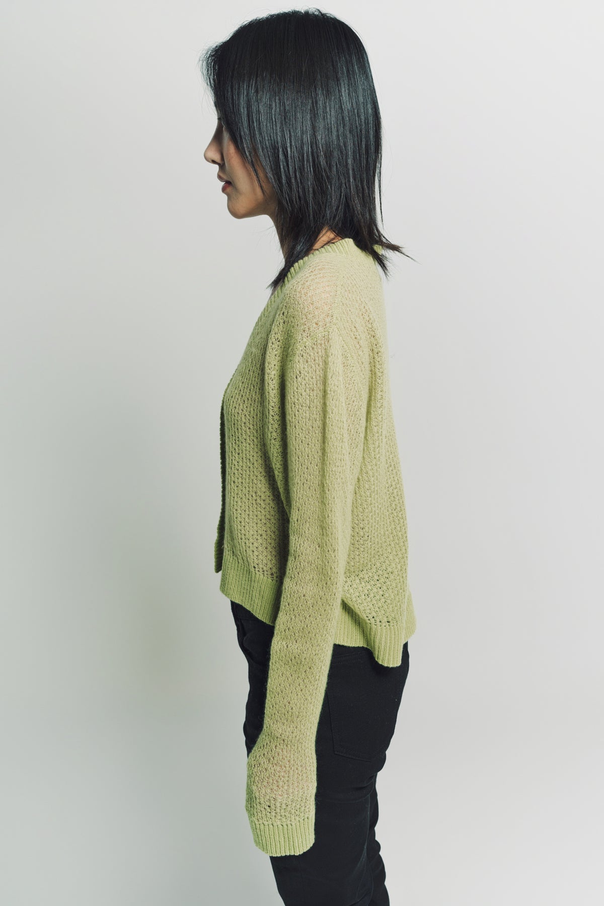 THE ELDER STATESMAN | HINGED BOXY CARDIGAN