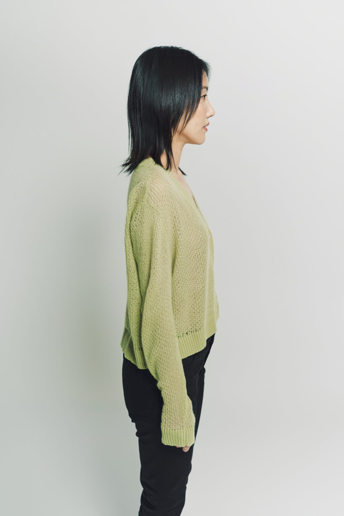 THE ELDER STATESMAN | HINGED BOXY CARDIGAN