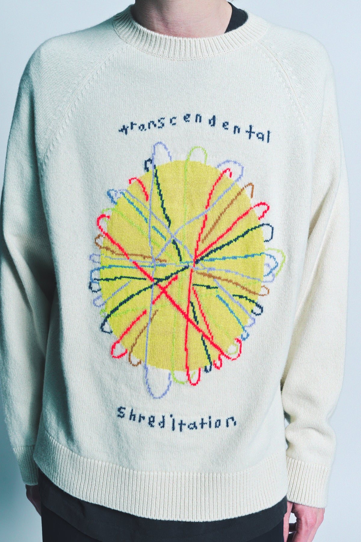 THE ELDER STATESMAN | SHREDITATION RAGLAN CREWNECK