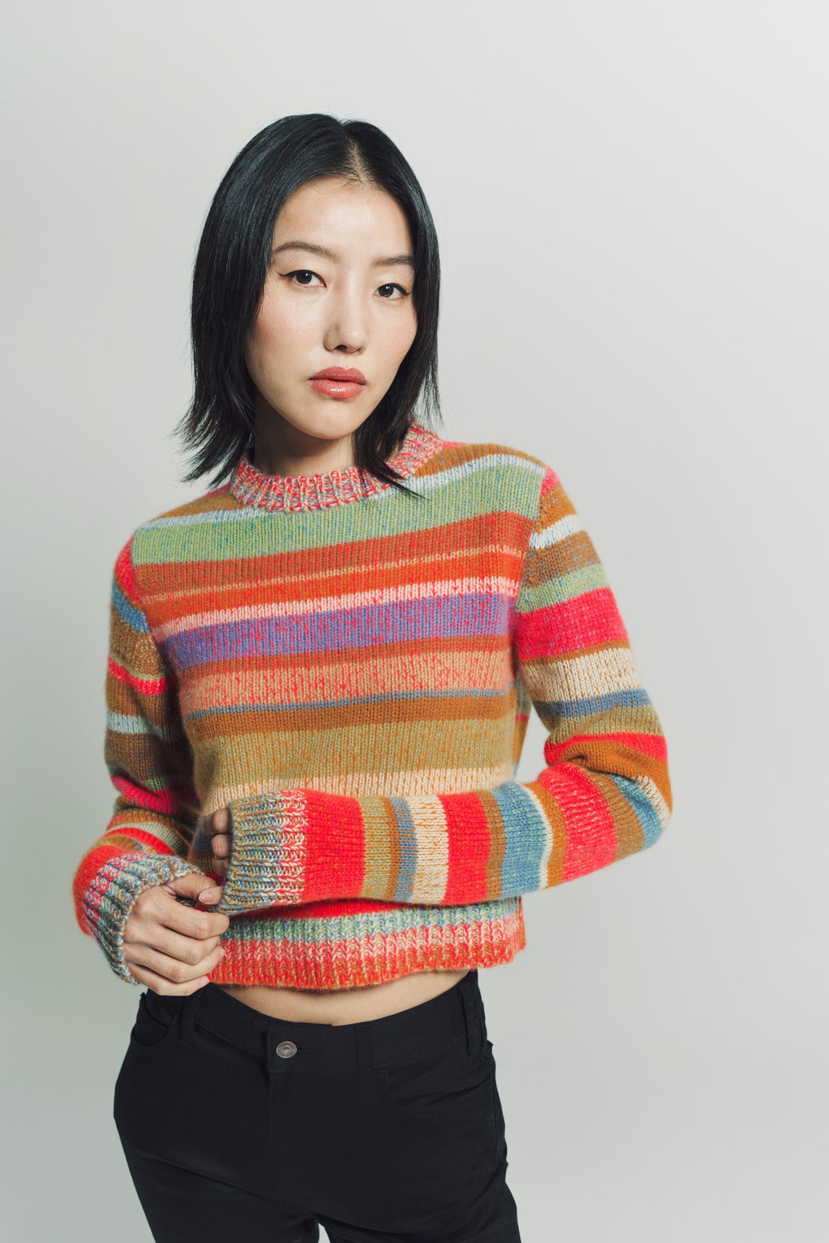 THE ELDER STATESMAN | STRIPE SUPERSOFT CREW