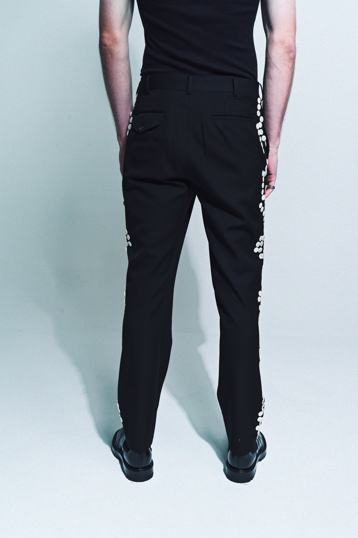 COMME DES GARCONS HOMME PLUS SEQUIN PANTS