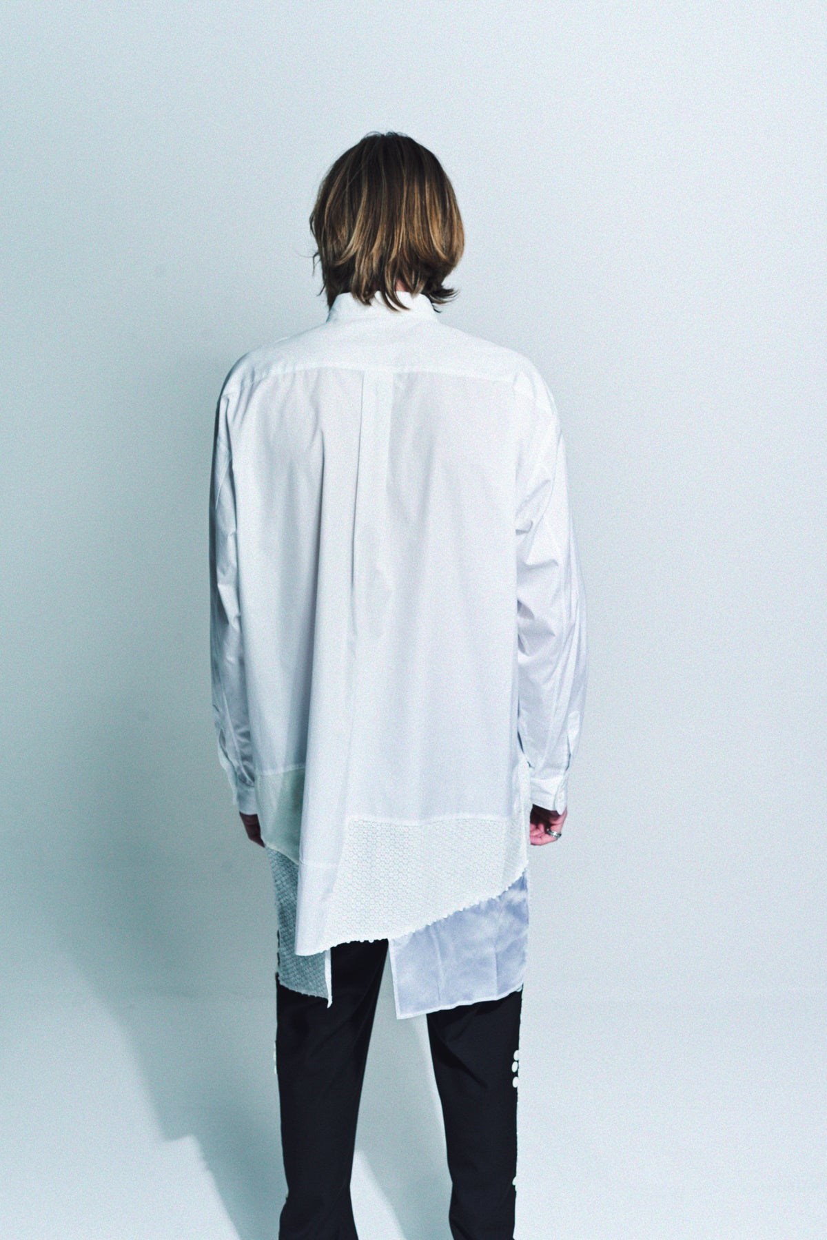 COMME DES GARCONS HOMME PLUS | PATCHWORK LONG SLEEVE SHIRT