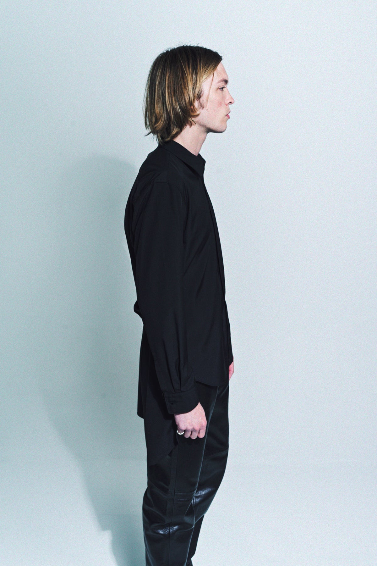 COMME DES GARCONS HOMME PLUS | SPUN BROAD LONG SLEEVE SHIRT - MAXFIELD LA