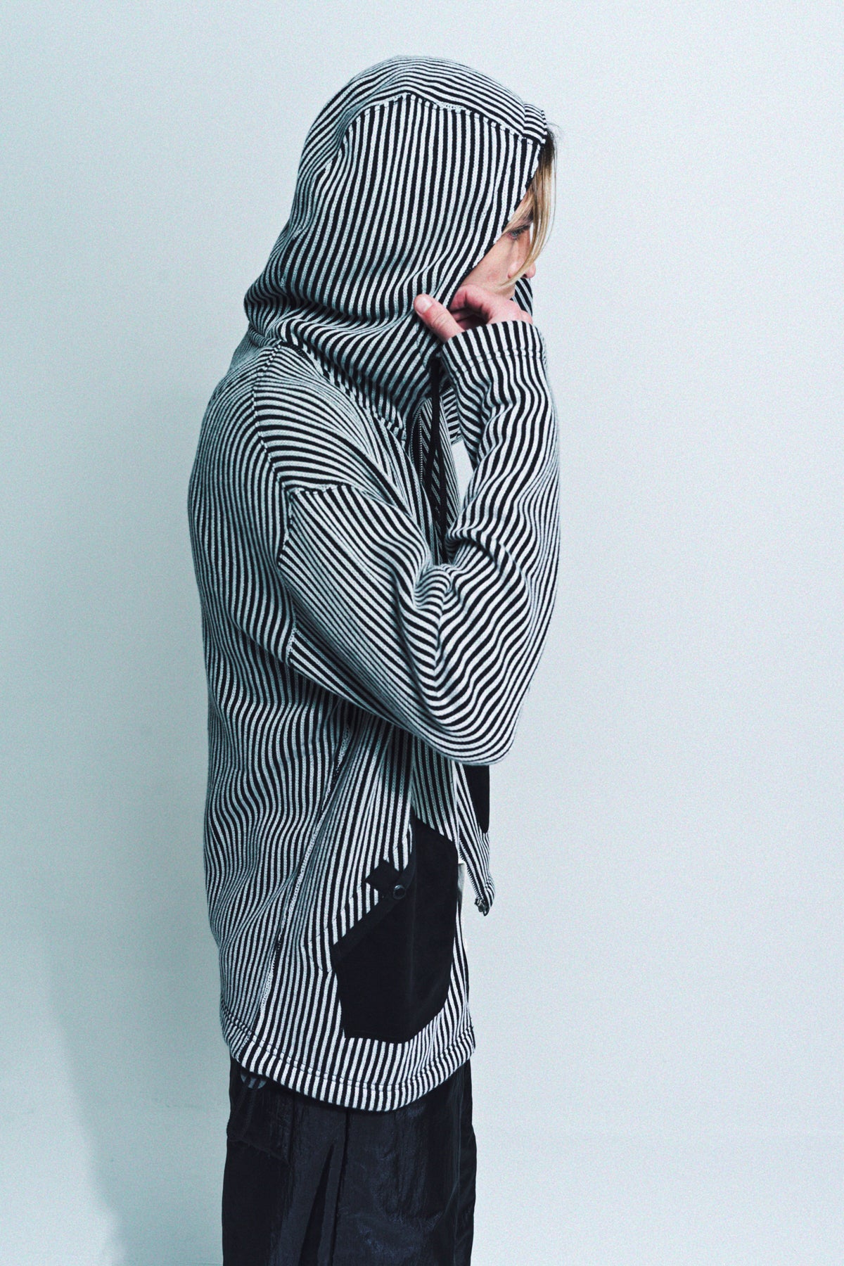 JUNYA WATANABE | STRIPED HOODIE