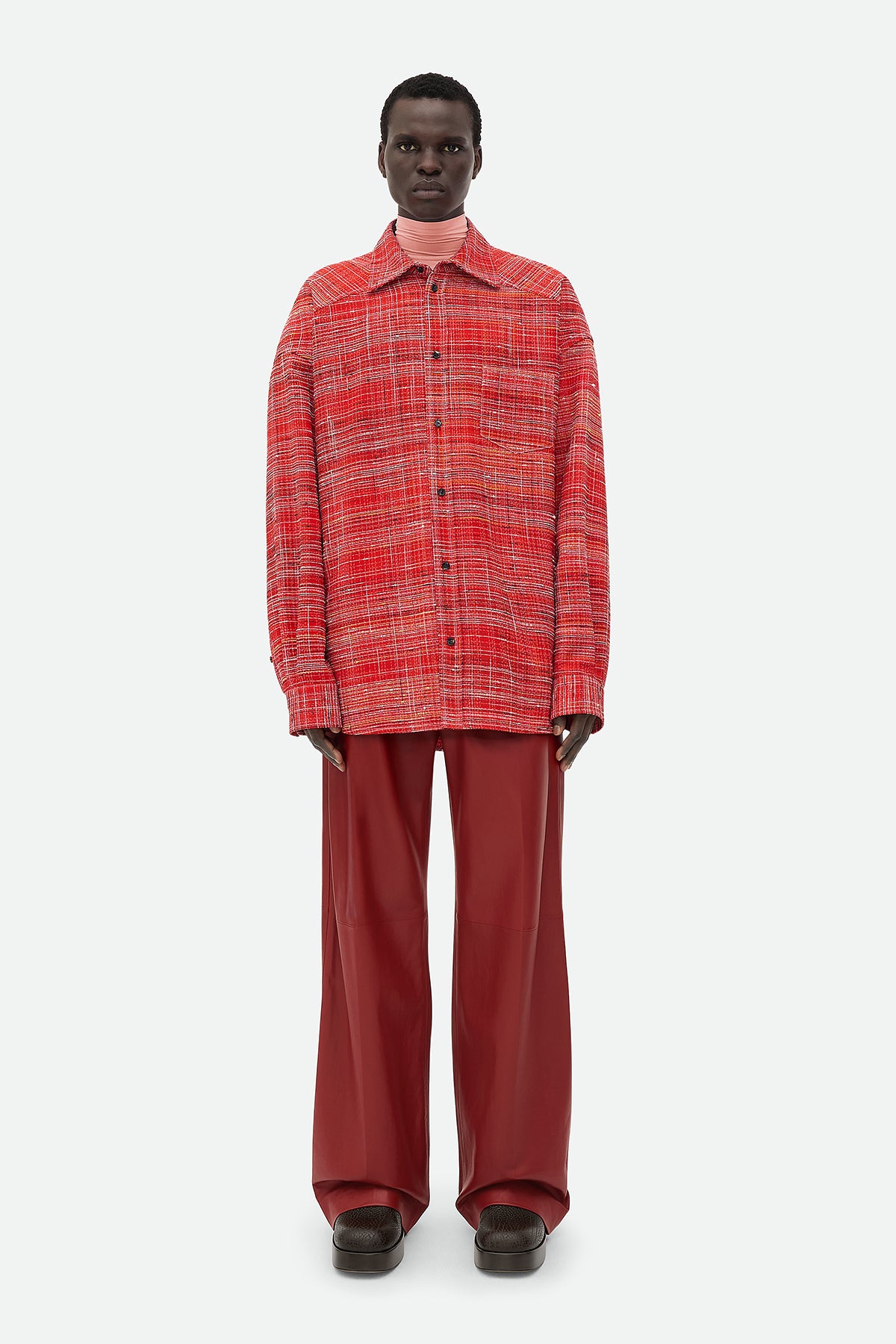 BOTTEGA VENETA | KNOTTED VISCOSE SHIRT