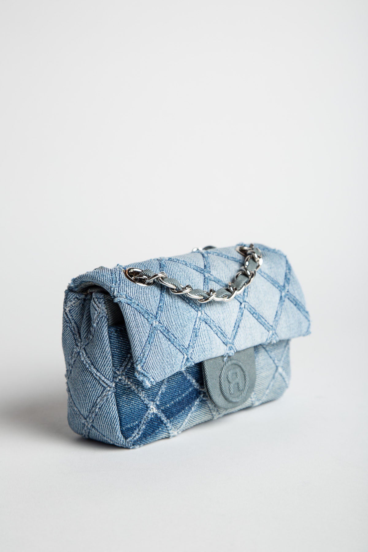 READYMADE | RHOMBUS DENIM NANO BAG - MAXFIELD LA