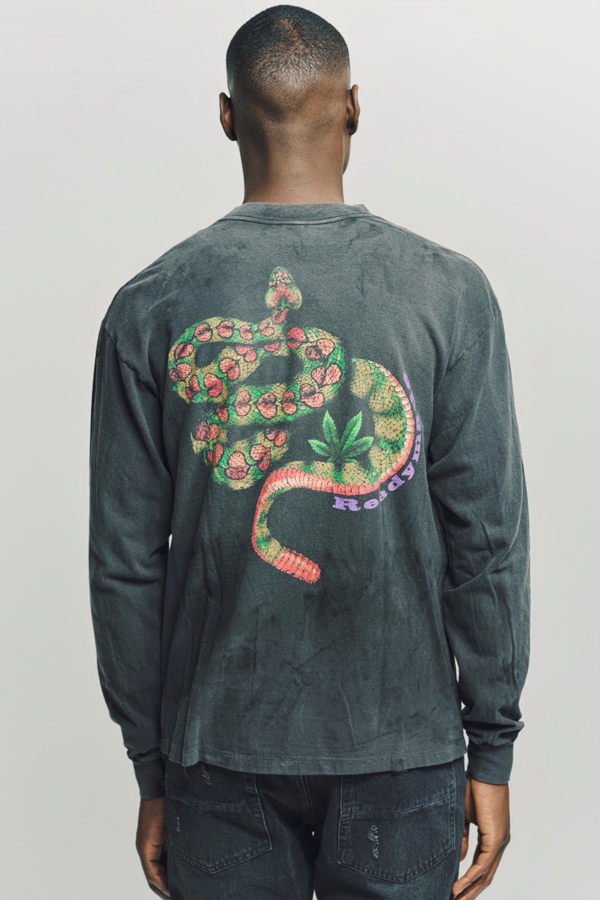 READYMADE | SNAKE LONG SLEEVE TEE