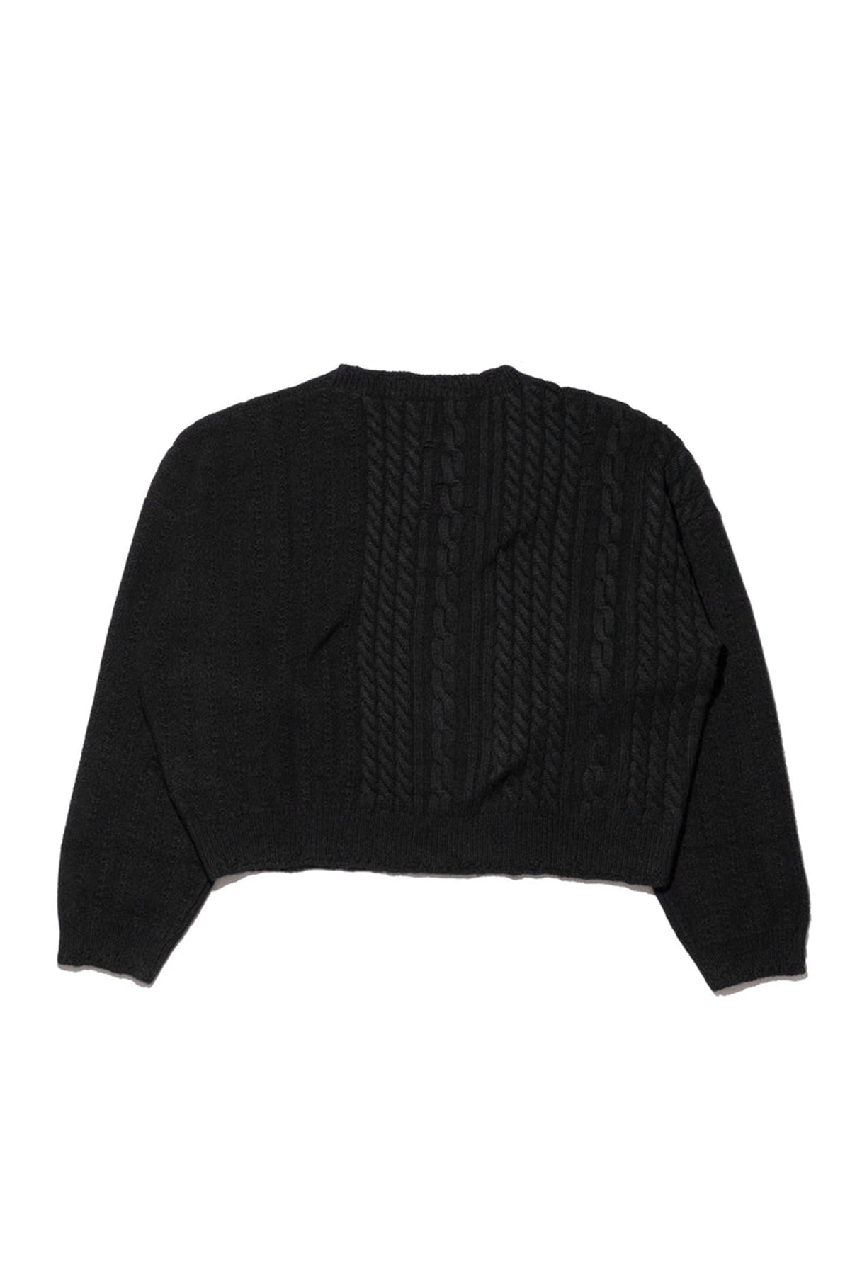 ENFANTS RICHES DÉPRIMÉS | CABLE KNIT CREWNECK SWEATER