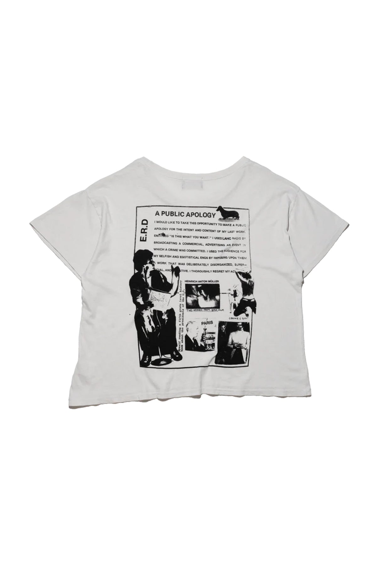 ENFANTS RICHES DÉPRIMÉS | A PUBLIC APOLOGY T-SHIRT - MAXFIELD LA