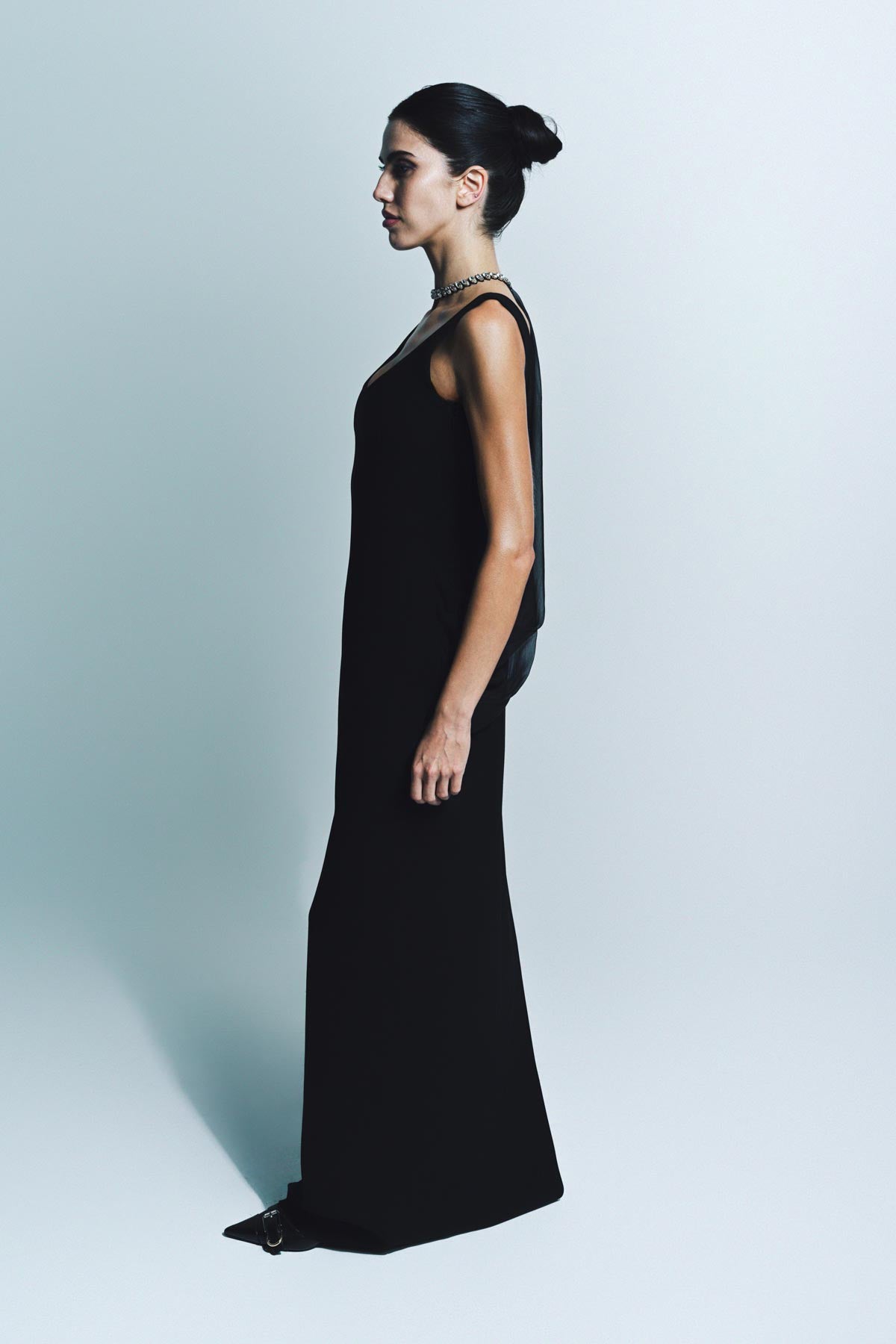 GIVENCHY | NECKLACE DRAPED LONG DRESS