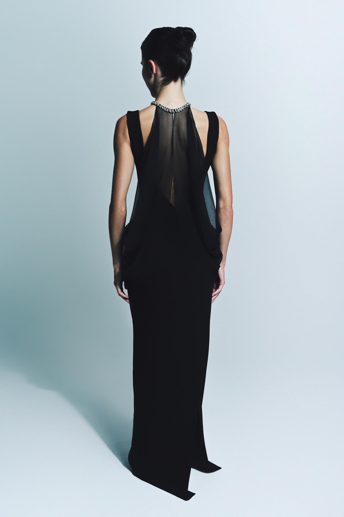 GIVENCHY | NECKLACE DRAPED LONG DRESS