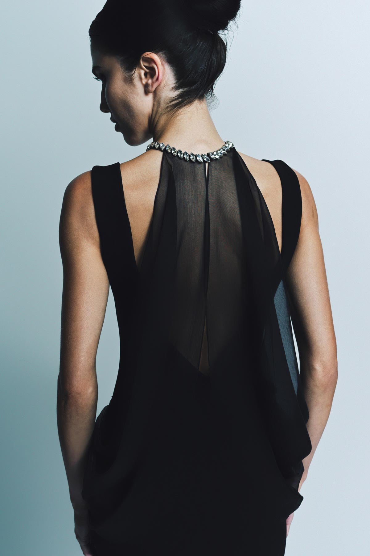 GIVENCHY | NECKLACE DRAPED LONG DRESS