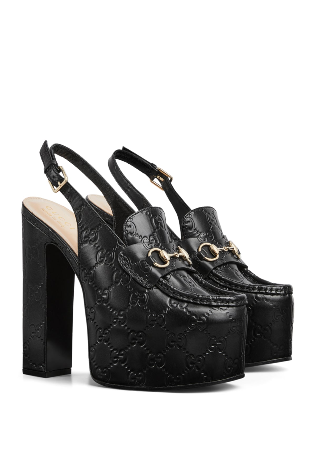 GUCCI | HORSEBIT PLATFORM LOAFER SLINGBACK