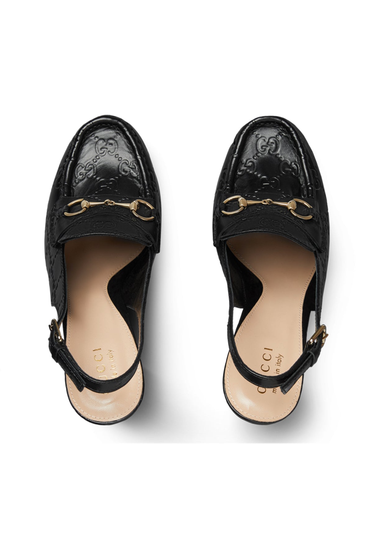 GUCCI | HORSEBIT PLATFORM LOAFER SLINGBACK - MAXFIELD LA