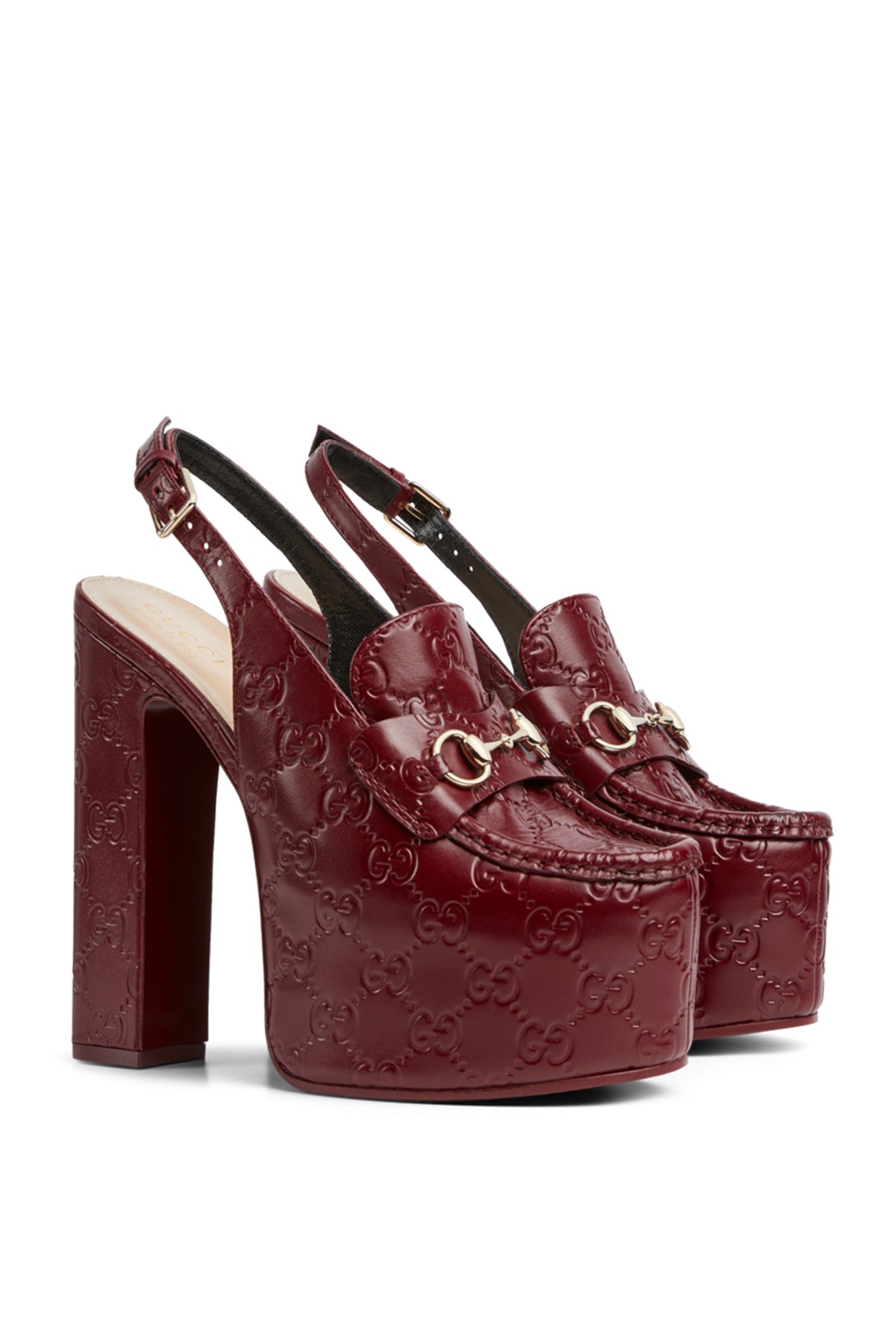 GUCCI | HORSEBIT PLATFORM LOAFER SLINGBACK