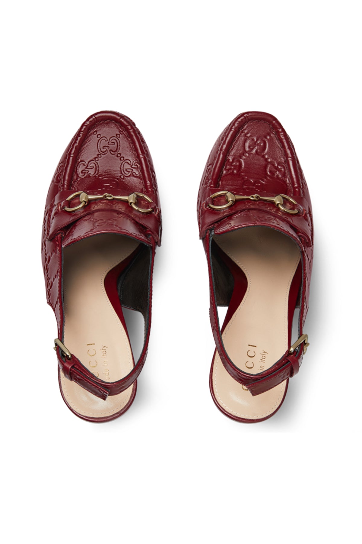 GUCCI | HORSEBIT PLATFORM LOAFER SLINGBACK - MAXFIELD LA