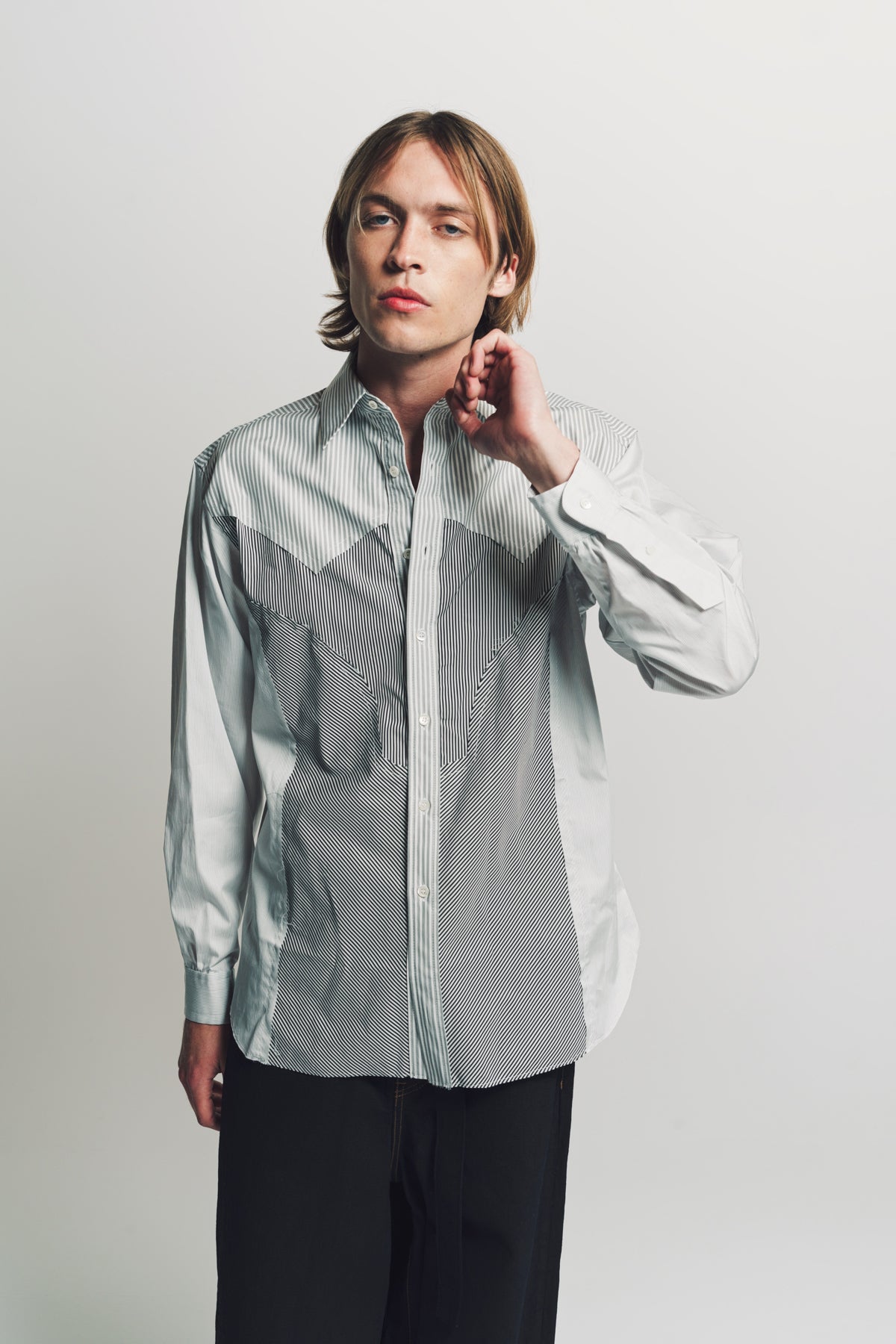 MAISON MARGIELA | STRIPE YOKE SHIRT