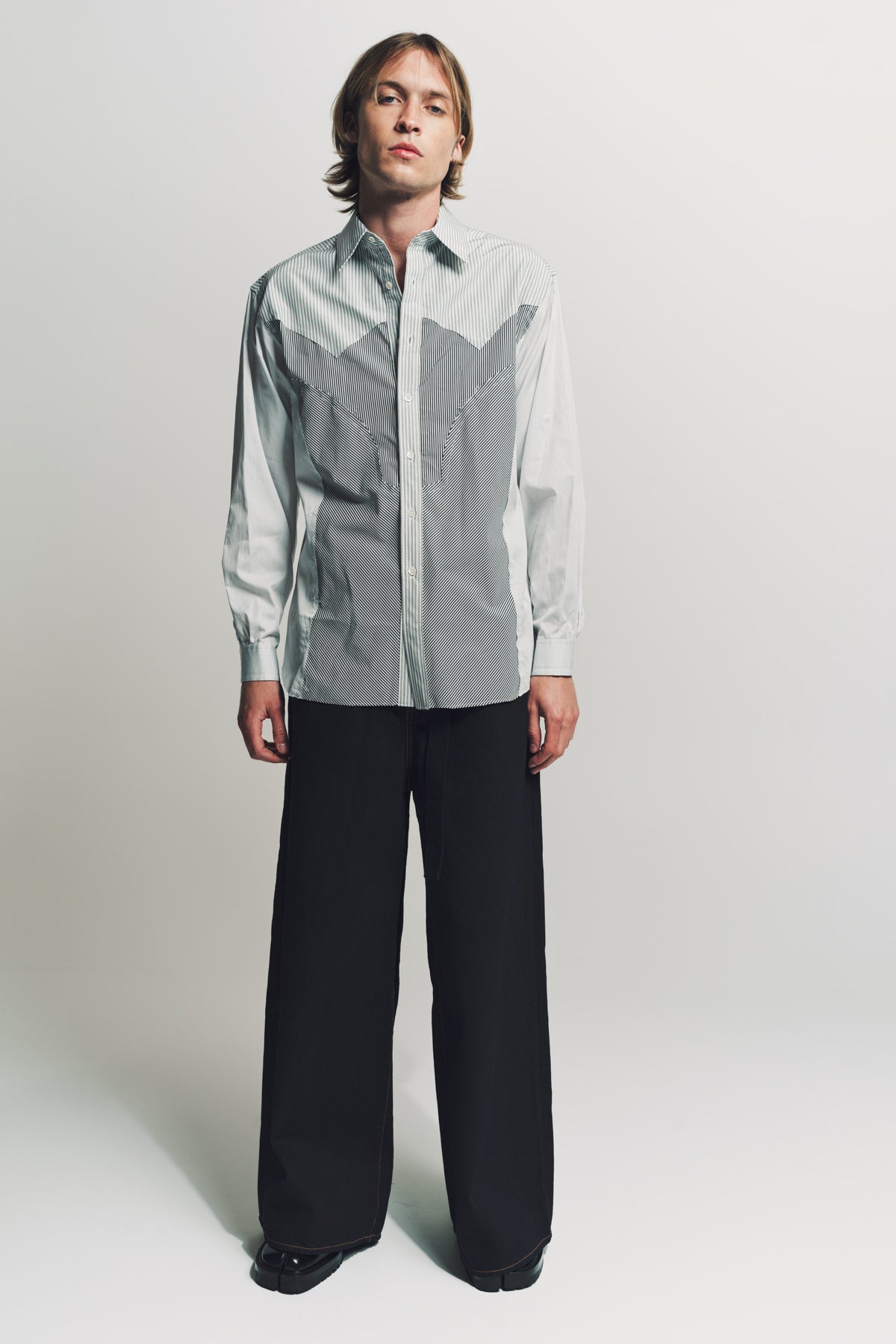 MAISON MARGIELA | STRIPE YOKE SHIRT