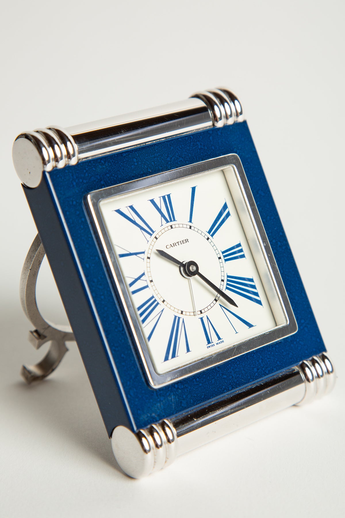 CARTIER | VINTAGE LAPIS LAZULI TRAVEL CLOCK