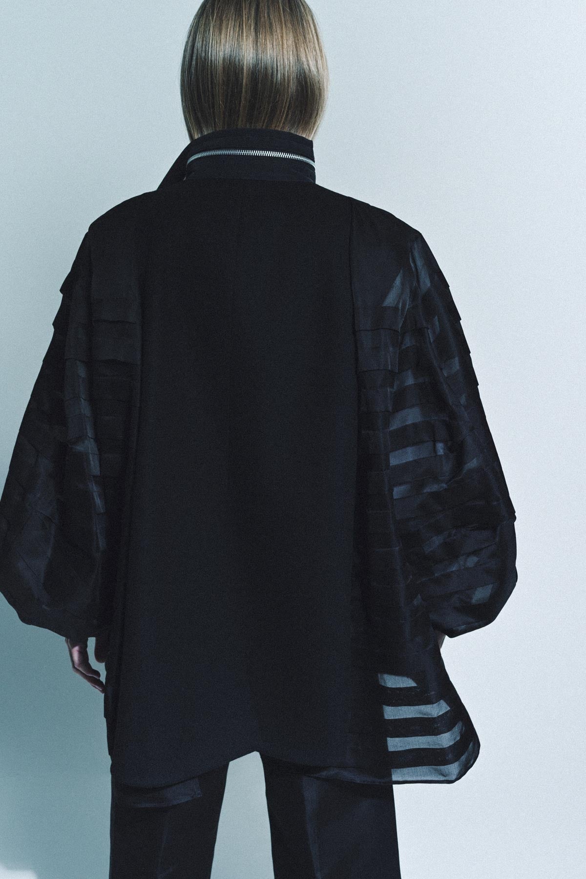 SACAI | GROSGRAIN BONDING BLOUSON