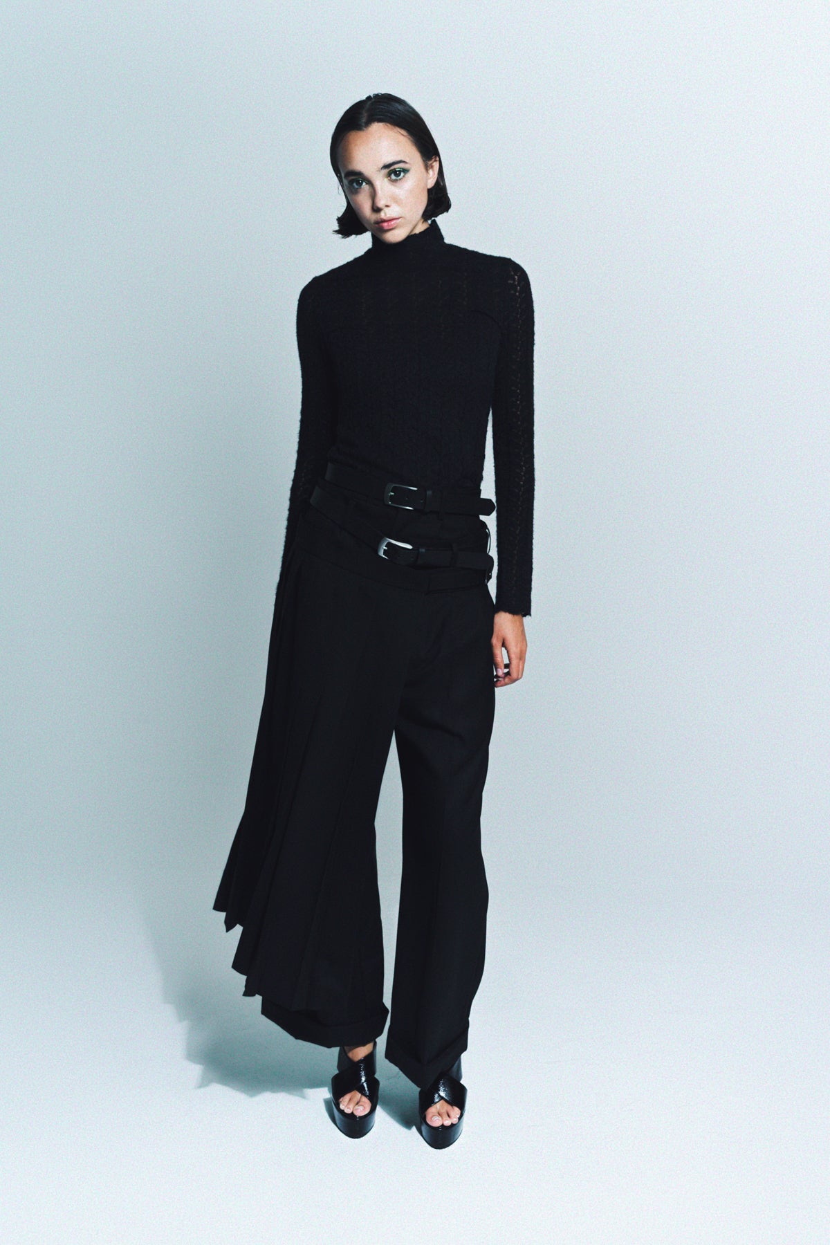 JUNYA WATANABE | BELTED SKIRT TROUSERS