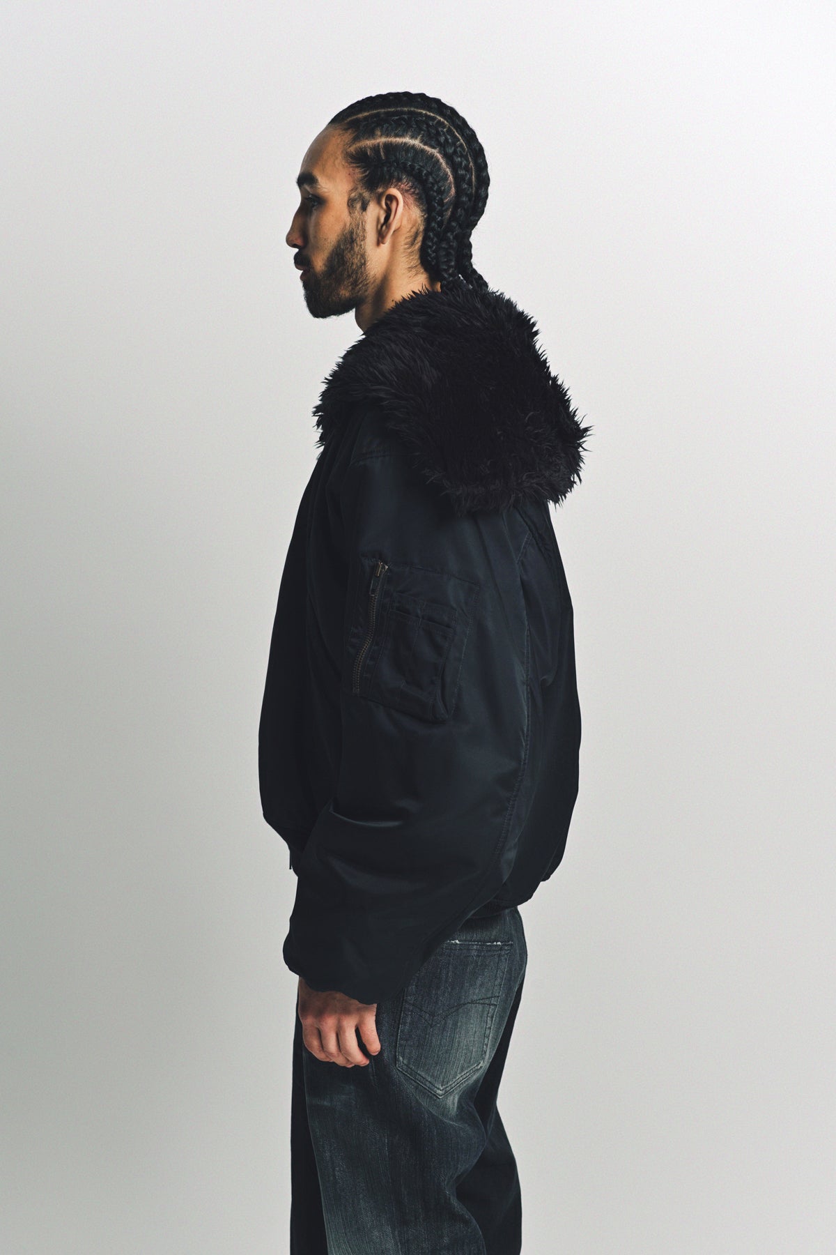 BALENCIAGA | HOODED BOMBER - MAXFIELD LA