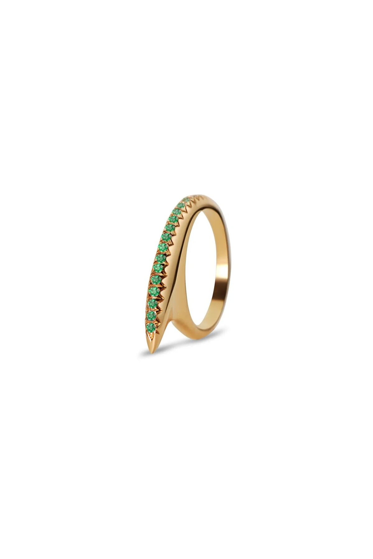 JOVANA DJURIC | XS EMERALD RIDGE SLICE RING