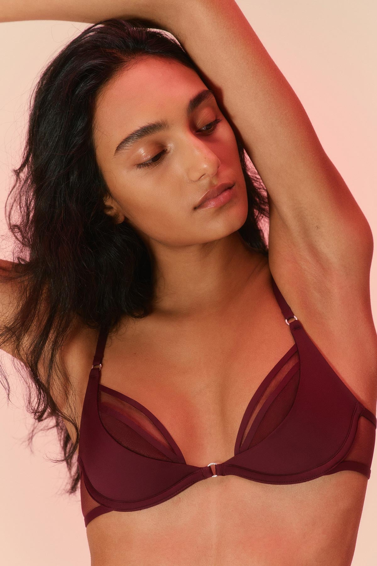 NENSI DOJAKA | MINIMALIST MICRO UNLINED PLUNGE BRA