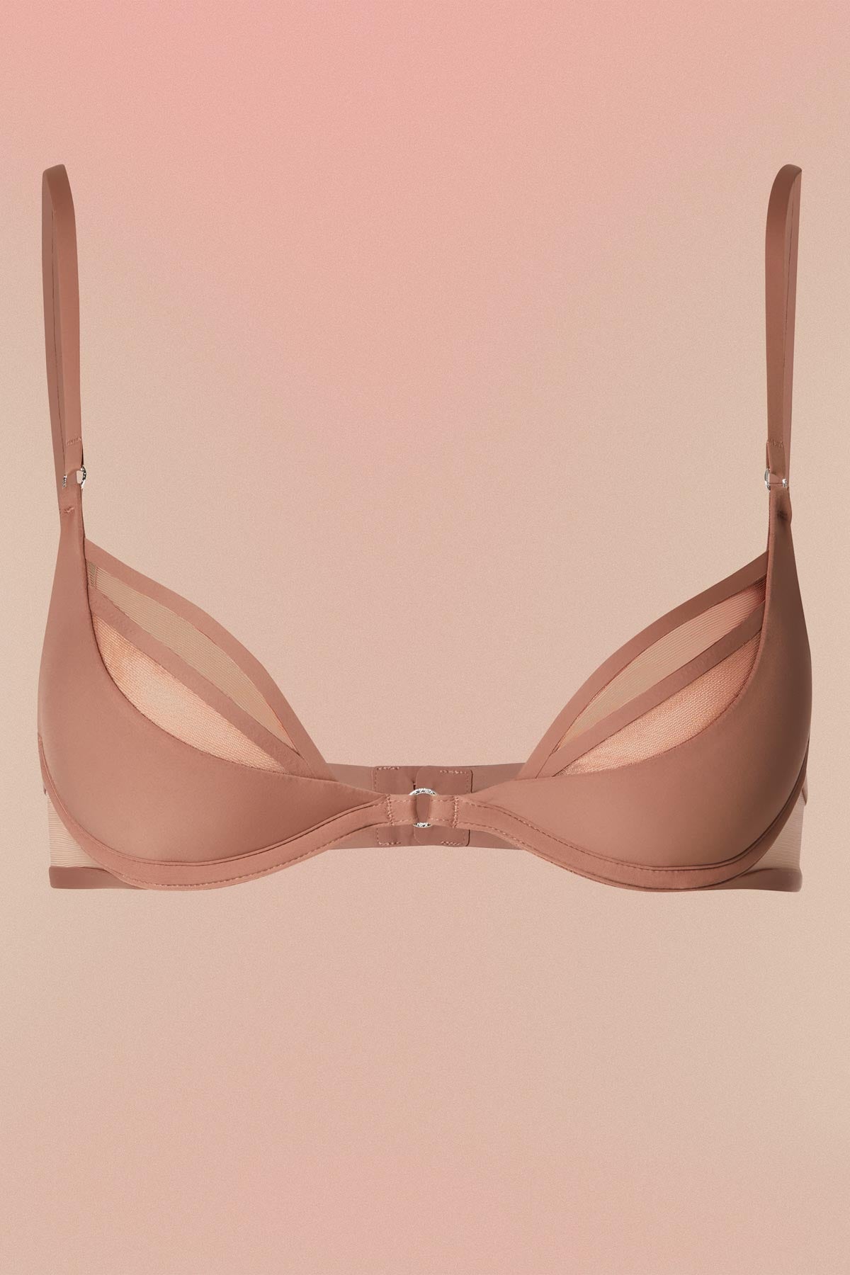 NENSI DOJAKA | MINIMALIST MICRO UNLINED PLUNGE BRA - MAXFIELD LA