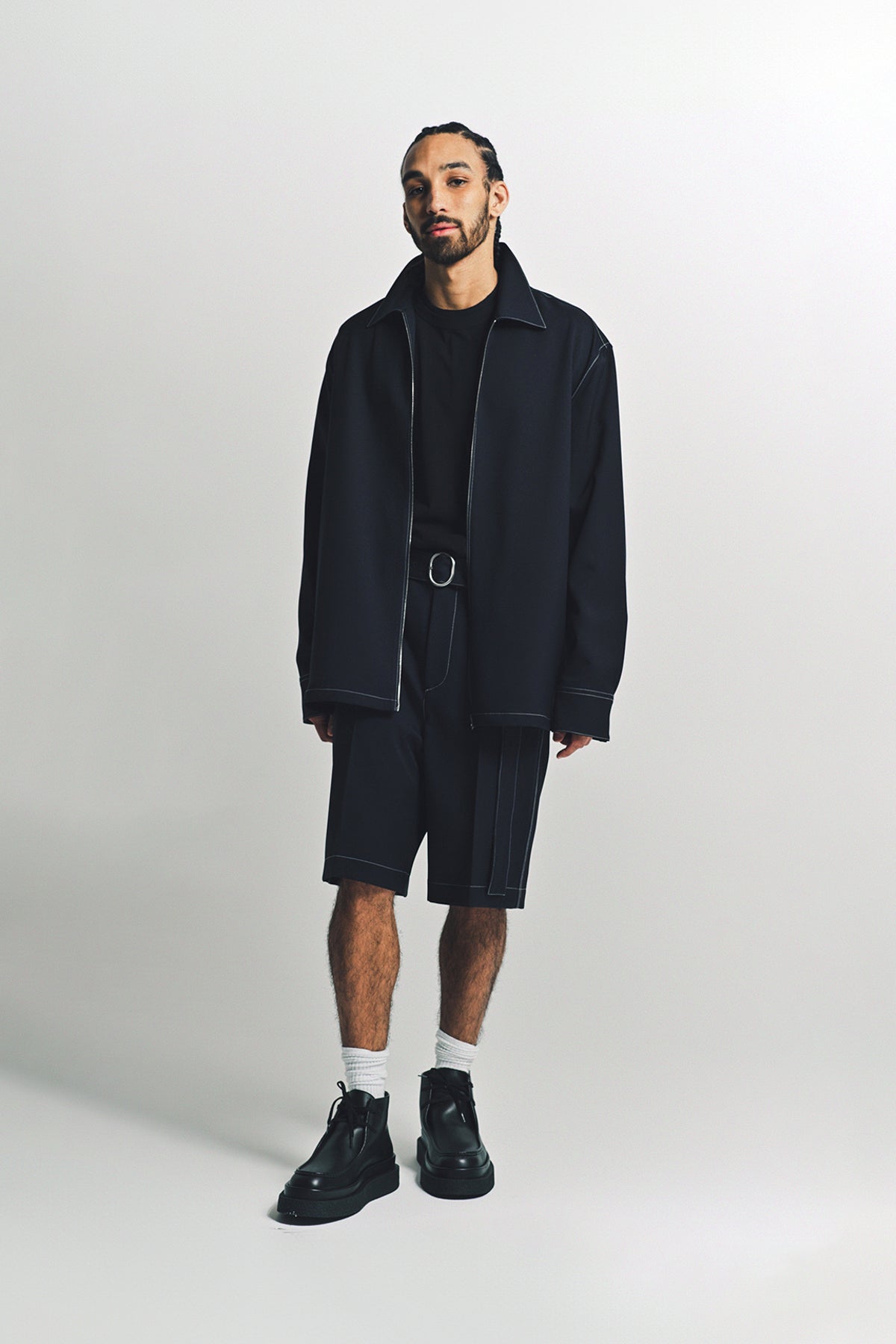 JIL SANDER | 106 ZIP-UP SHIRT - MAXFIELD LA