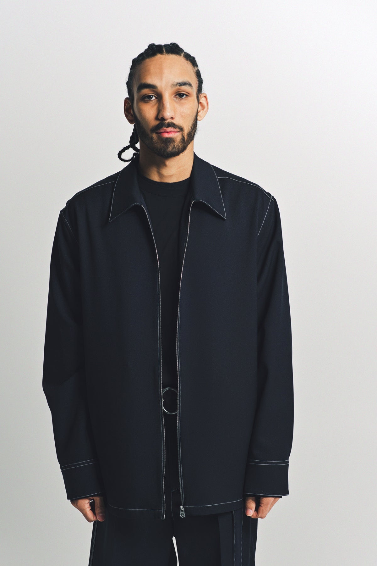 JIL SANDER | 106 ZIP-UP SHIRT - MAXFIELD LA