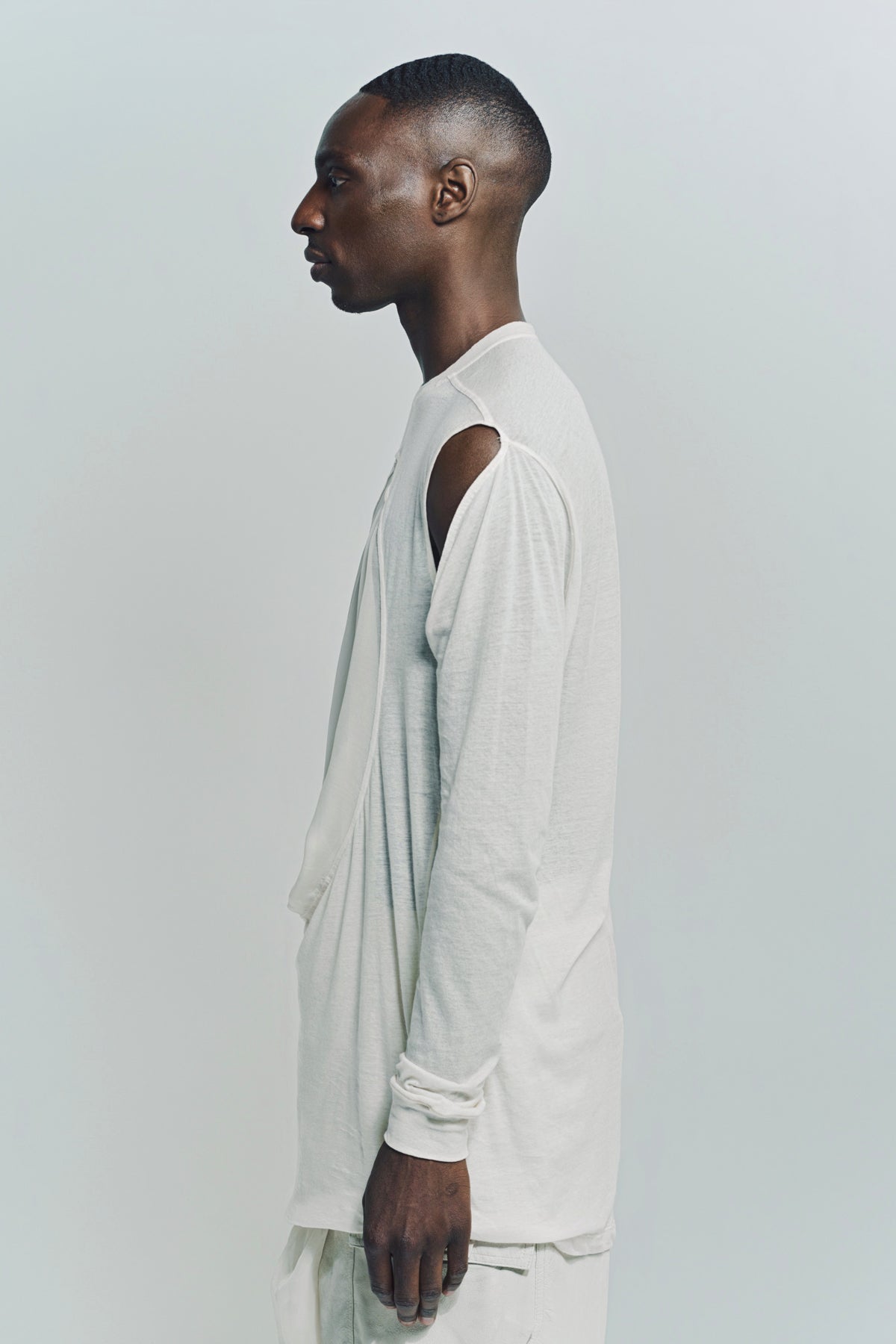 RICK OWENS | DRAIN SLEEVELESS TEE