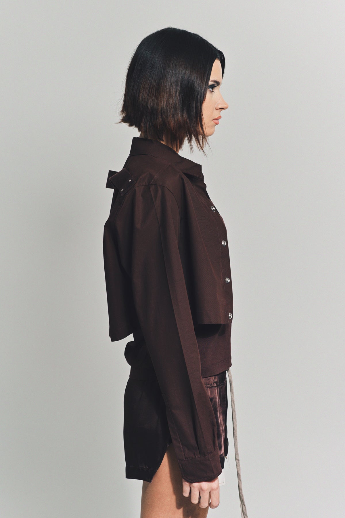 RICK OWENS | CROPPED OUTERSHIRT - MAXFIELD LA