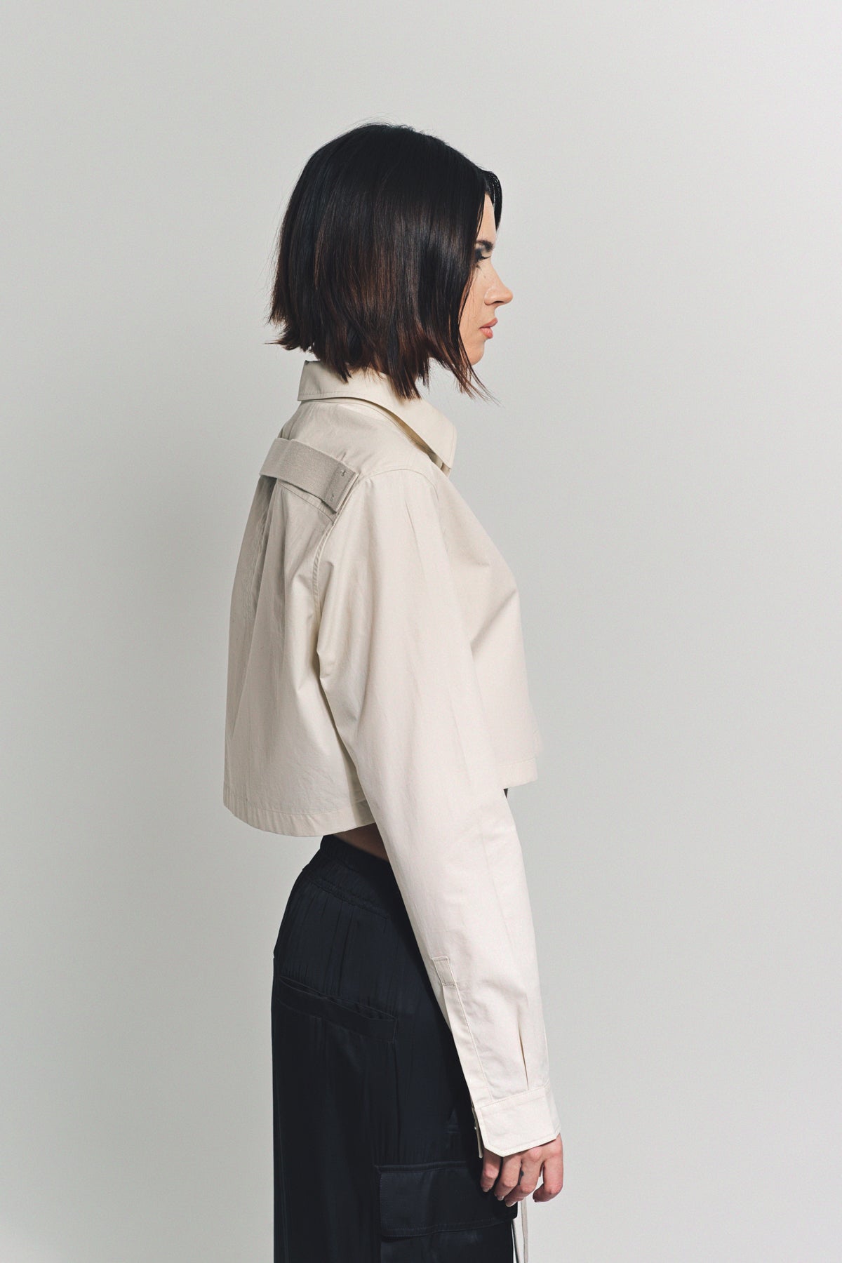 RICK OWENS | CROPPED OUTERSHIRT - MAXFIELD LA